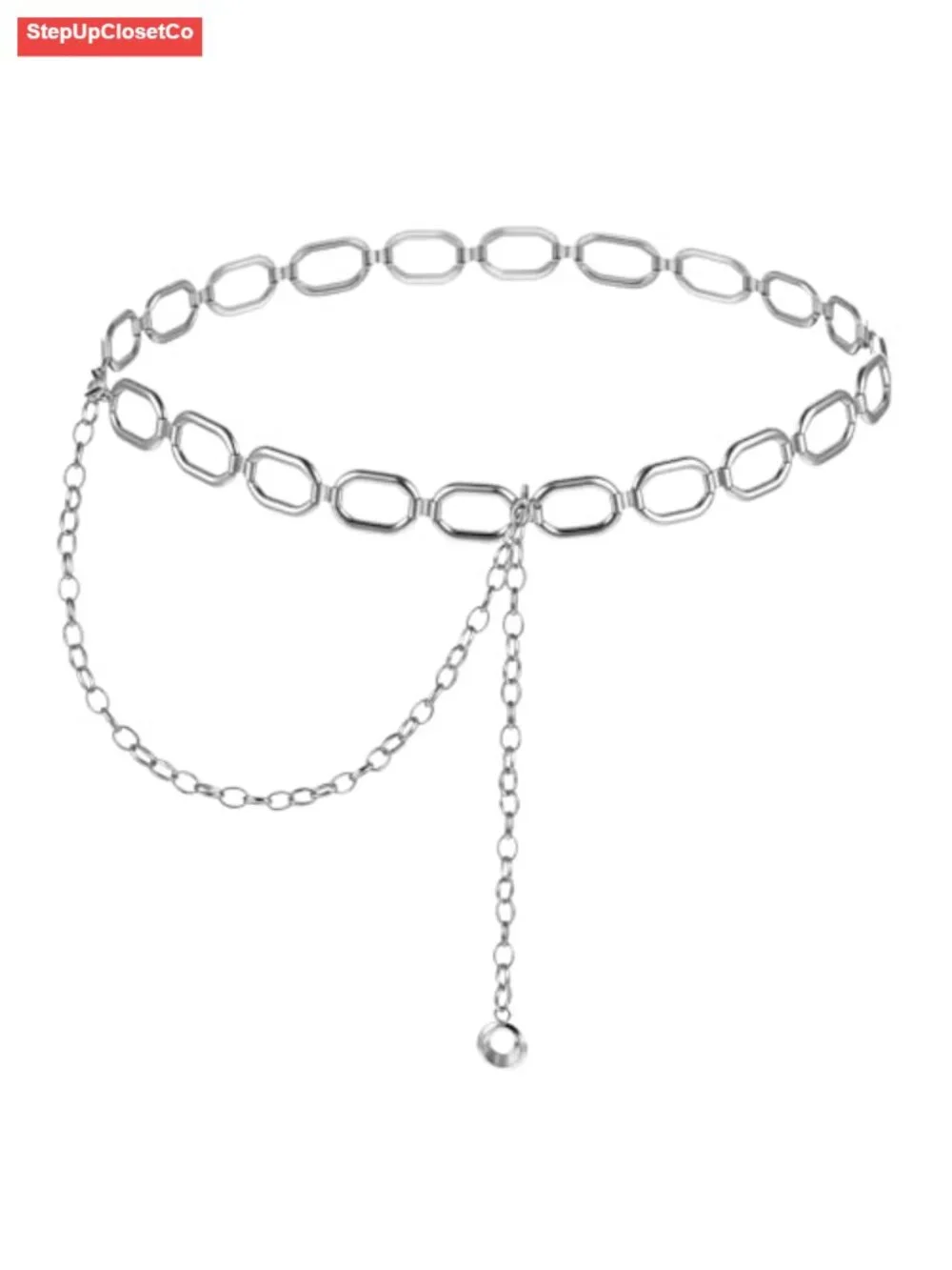 Women's Adjustable Chain Waist Belt Western Style Metal Belly Chain